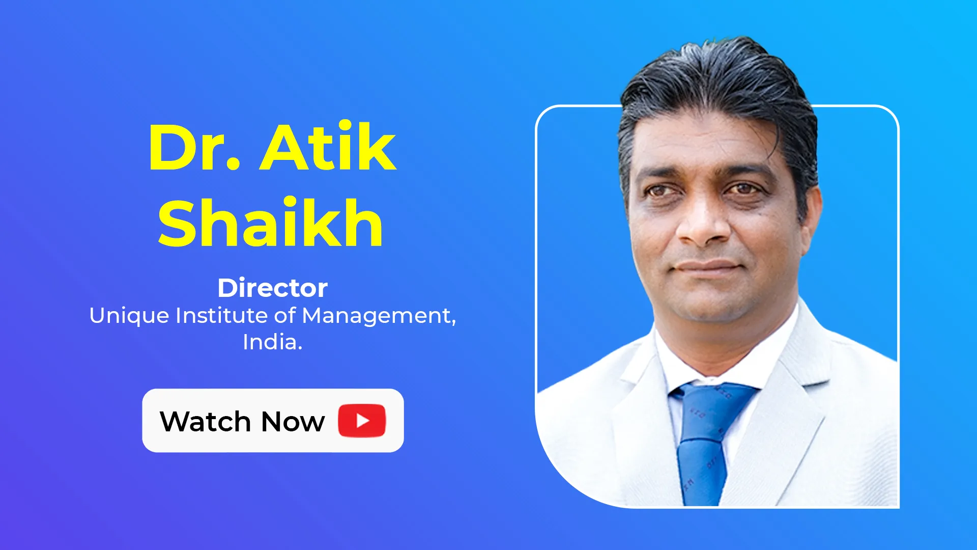 LEAP 2025 Nominee - Dr. Atik Shaikh